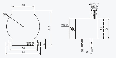 Voltage Outputvoltage converter used for wave recording  -TR1149-1G